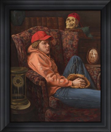 Framed No League of Her Own Print