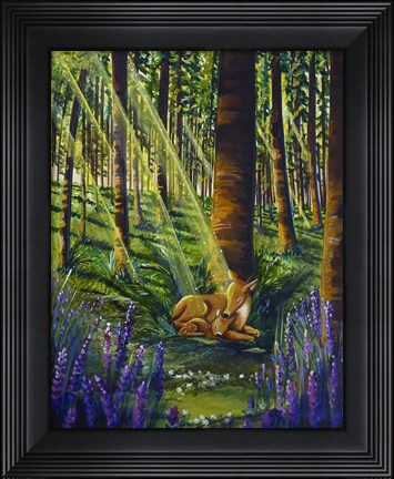 Framed Bambi 1 Print