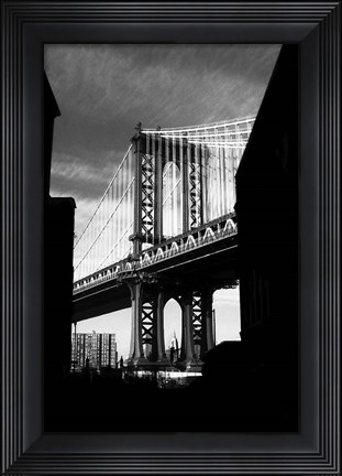 Framed Manhattan Bridge Print