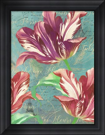 Framed Tulips Print