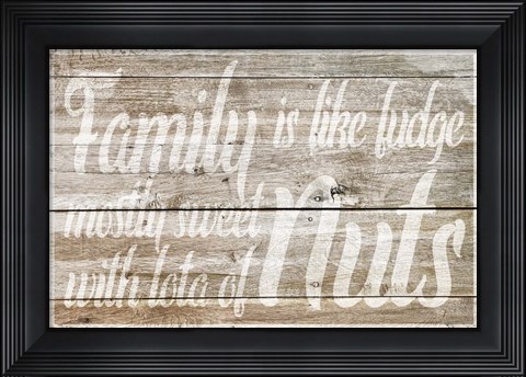 Framed Family is like Fudge Print