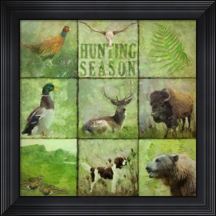 Framed Hunting Season Print