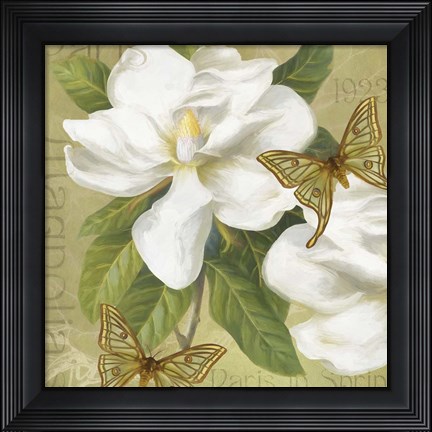 Framed Paris Magnolia's in Spring I Print