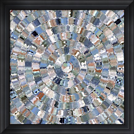 Framed Water Mosaic Print