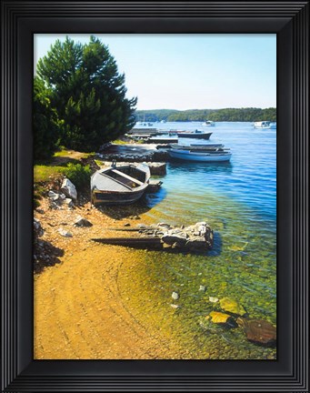 Framed Retired Boat Print
