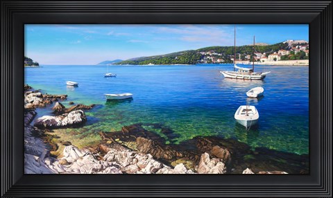 Framed Sunny Island Print