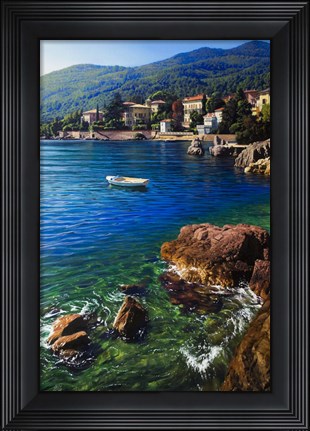 Framed Sunny Riviera Print