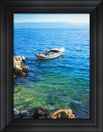 Framed Swaying Boat Print