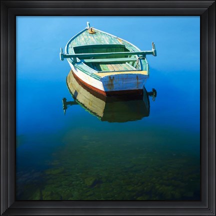 Framed Unchained Boat Print