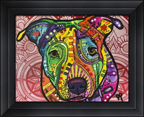 Framed Eyes are the Window to the Soul Print