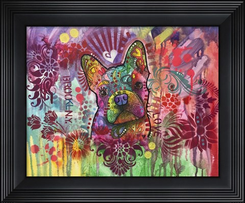 Framed Frenchie Jacket Print