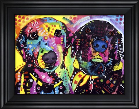 Framed Daisy and Noel Print