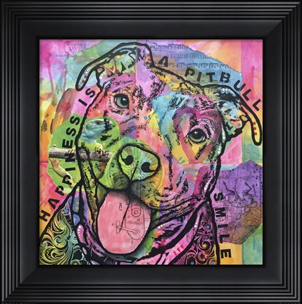 Framed Happiness Saatchi Print