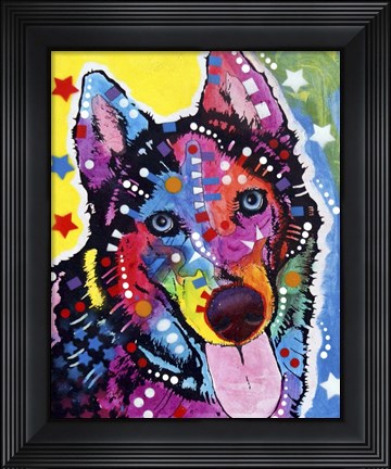 Framed Husky Print