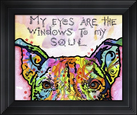 Framed Windows To My Soul Print