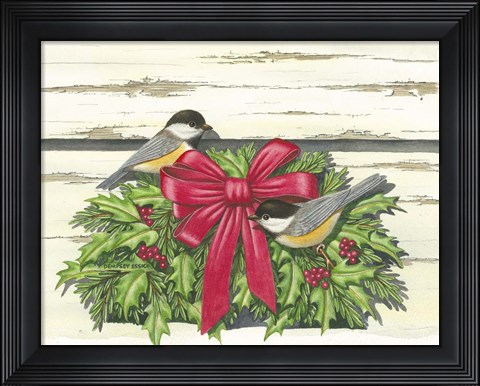 Framed Together at Christmas Print