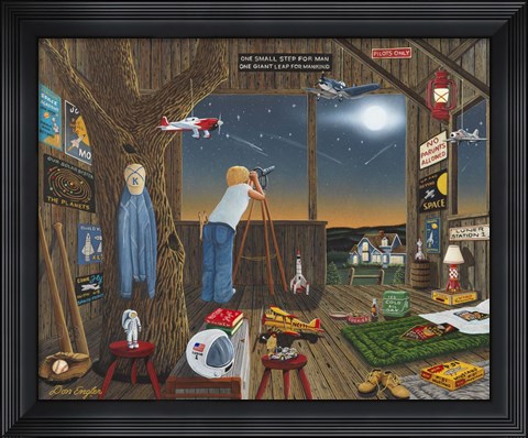 Framed Not Just A Dream Print