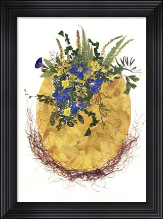 Framed Flower Egg Print