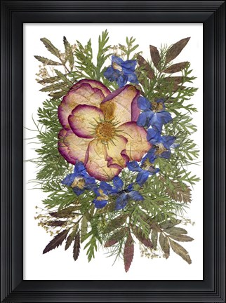 Framed Flower Fantasy 9 Print