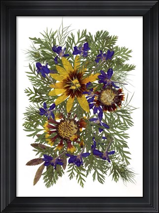 Framed Flower Fantasy 10 Print