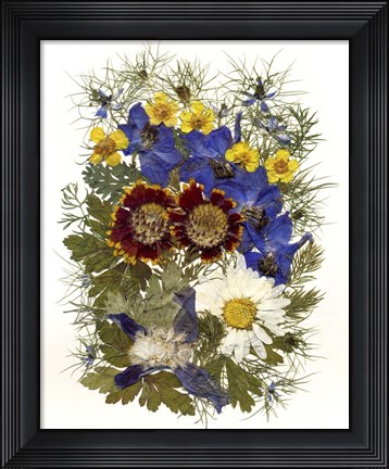 Framed Flower Fantasy 12 Print