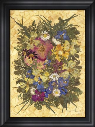 Framed Flower Fantasy 14 Print