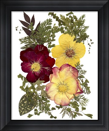 Framed Flower Fantasy 15 Print