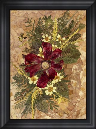 Framed Flower Fantasy 18 Print