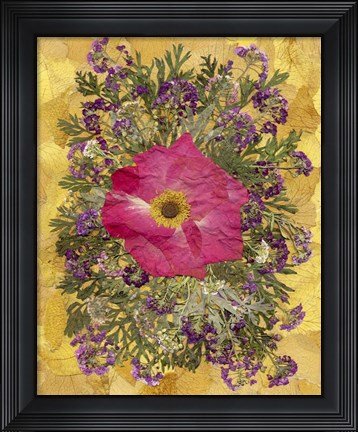 Framed Flower Fantasy 21 Print