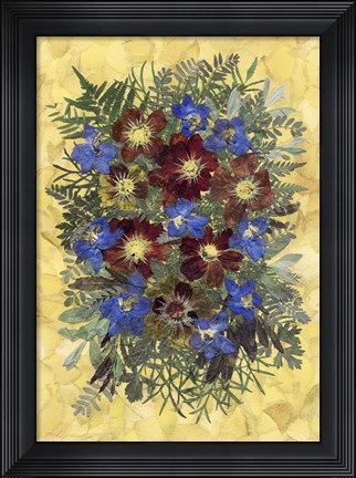 Framed Flower Fantasy 27 Print