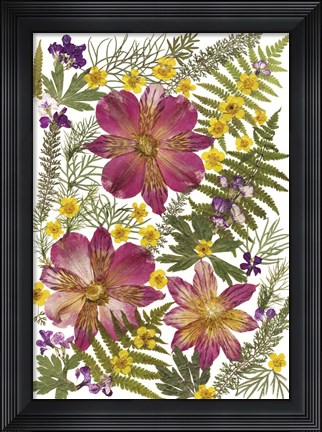 Framed Flower Fantasy 31 Print