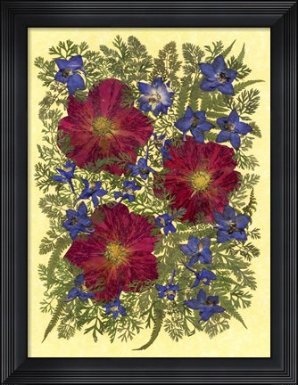 Framed Flower Fantasy 32 Print