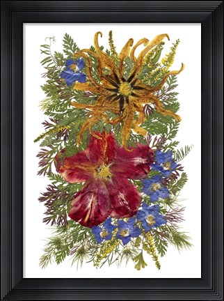 Framed Flower Fantasy 35 Print