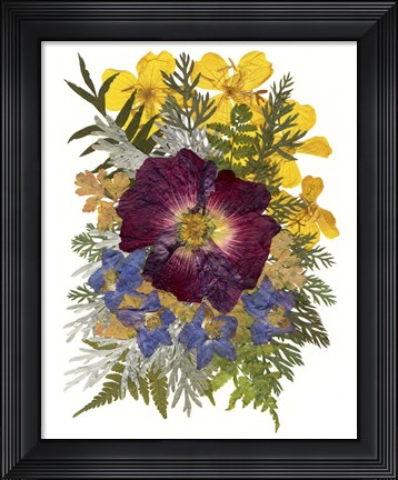 Framed Flower Fantasy 36 Print