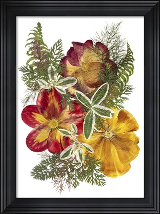 Framed Flower Fantasy 38 Print