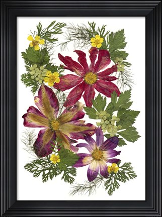 Framed Flower Fantasy 39 Print