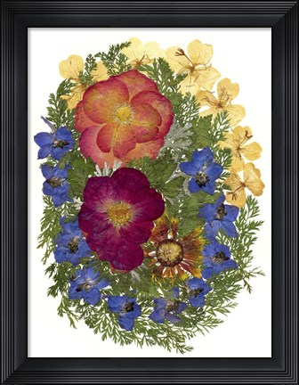 Framed Flower Fantasy 40 Print