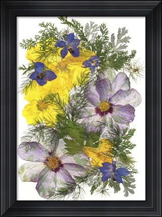 Framed Flower Fantasy 41 Print