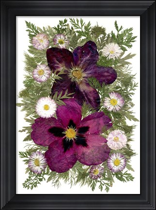 Framed Flower Fantasy 42 Print