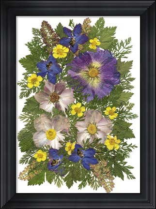 Framed Flower Fantasy 44 Print