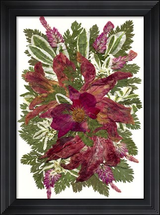 Framed Flower Fantasy 49 Print