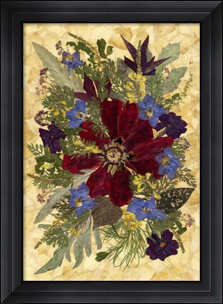 Framed Dried Flowers 19 Print