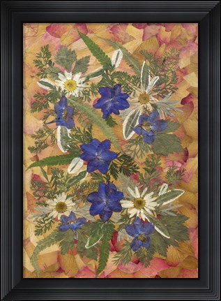 Framed Dried Flowers 25 Print