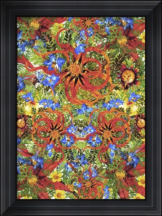 Framed Dried Flowers 31 Print