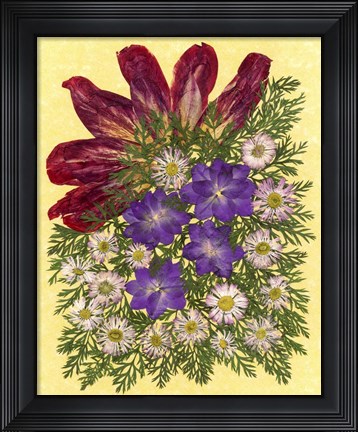 Framed Dried Flowers 35 Print