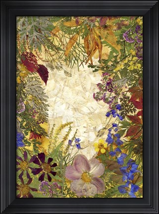 Framed Dried Flowers 37 Print
