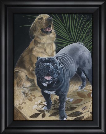 Framed Elliot and Gus Print