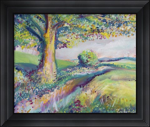 Framed Tranquil Tree 2 Print