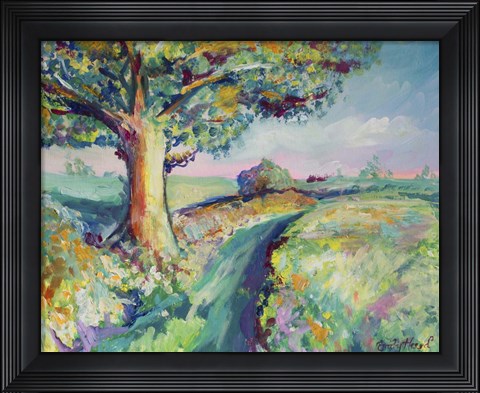 Framed Tranquil Tree Print