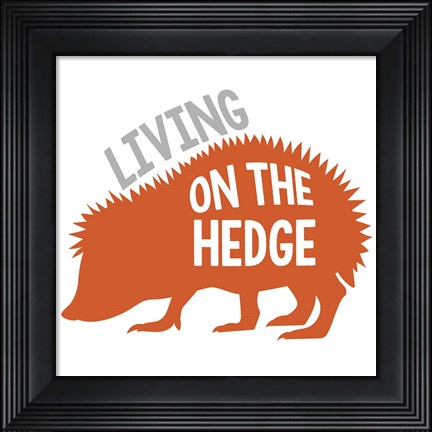 Framed Hedgehog Print